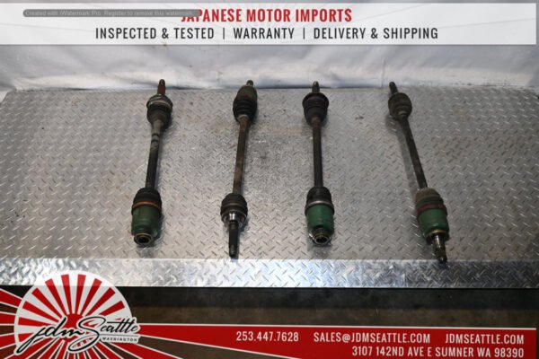 02-05 SUBARU WRX AXLES FRONT AND REAR GDA