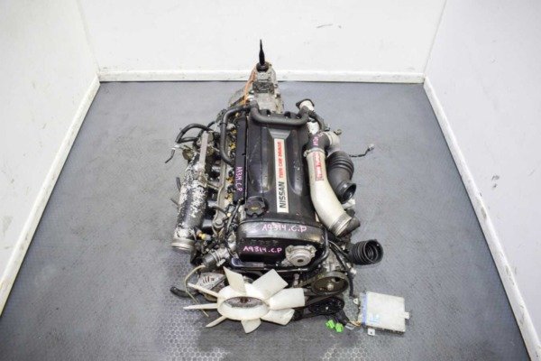 Used Compression Tested with Low Mileage Nissan Skyline GTR R32 RB26DETT Complete Engine Transmission with Ecu and Harness Swap for Sale