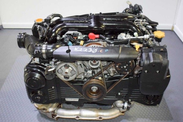 Clean and Compression Tested JDM Subaru EJ205 Turbo with Single Scroll Turbo for 2006-14 WRX, 06-13 FXT, 05-09 Legacy GT