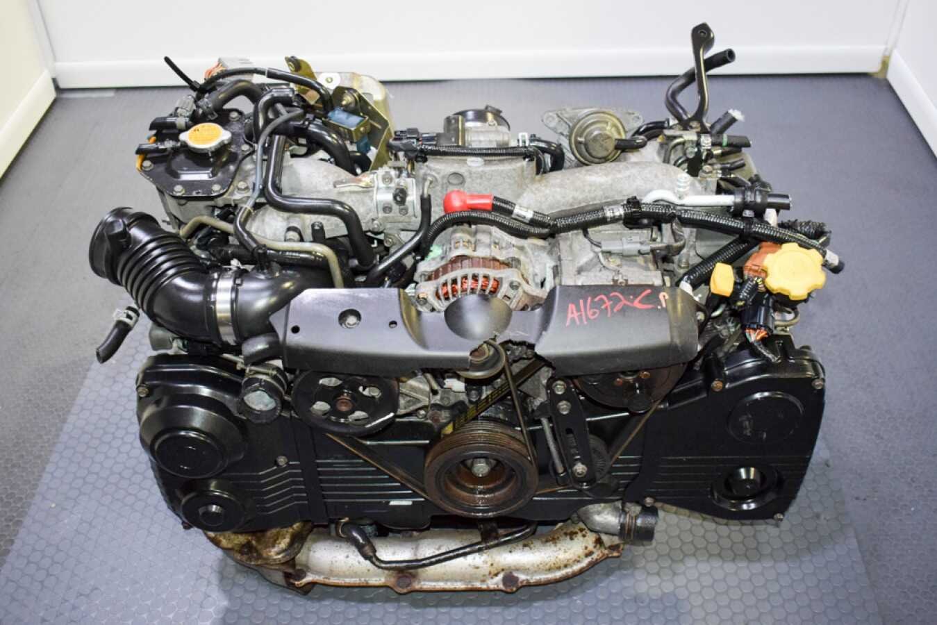 02 03 04 05 Subaru WRX 2.0 Liter Turbo EJ205 Direct Replacement Engine with TD04 Turbo For Sale.