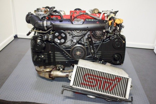Used JDM Subaru EJ255 2.5L Engine with VF41 Turbo for 2004-2007 WRX STI Replacement Engine for Sale.