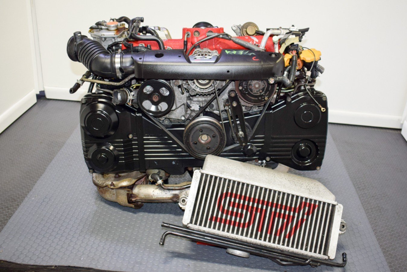 Used JDM Subaru EJ255 2.5L Engine with VF41 Turbo for 2004-2007 WRX STI Replacement Engine for Sale.