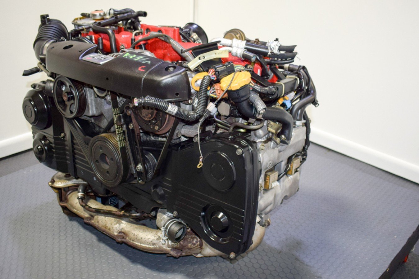 Used JDM Subaru EJ255 2.5L Engine with VF41 Turbo for 2004-2007 WRX STI Replacement Engine for Sale. - Image 4