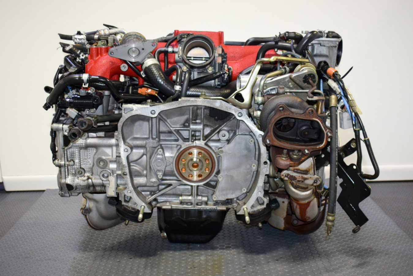 Used JDM Subaru EJ255 2.5L Engine with VF41 Turbo for 2004-2007 WRX STI Replacement Engine for Sale. - Image 5
