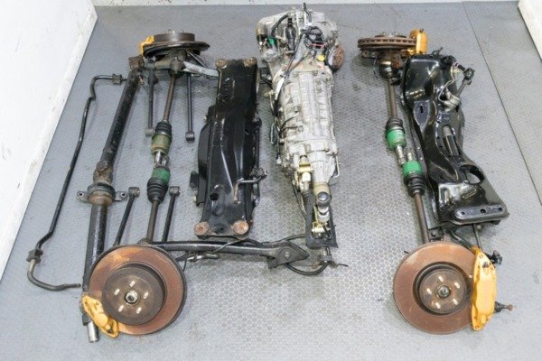 JDM Subaru WRX STI Version 7 6MT STI TY856WB1CA Non DCCD Transmission with Brembo Calipers, R180 Diff, 5×100 Hubs Package
