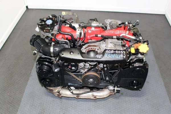 Compression Tested JDM EJ207 Version 7 STI Engine with TMIC, VF30 Turbo, ECU For Sale.