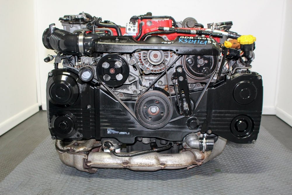 Compression Tested JDM EJ207 Version 7 STI Engine with TMIC, VF30 Turbo, ECU For Sale. - Image 2