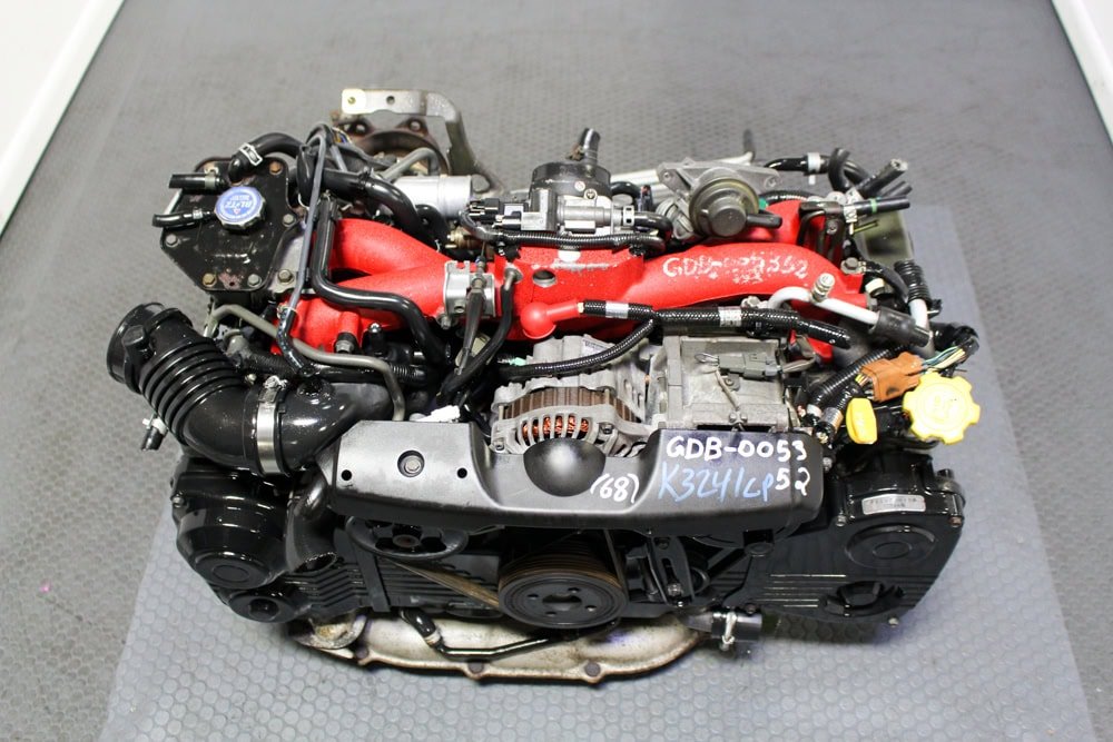 Compression Tested JDM EJ207 Version 7 STI Engine with TMIC, VF30 Turbo, ECU For Sale. - Image 3