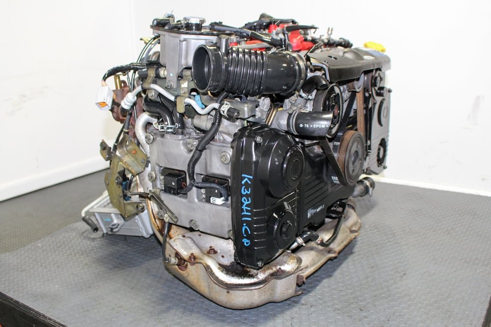 Compression Tested JDM EJ207 Version 7 STI Engine with TMIC, VF30 Turbo, ECU For Sale. - Image 7