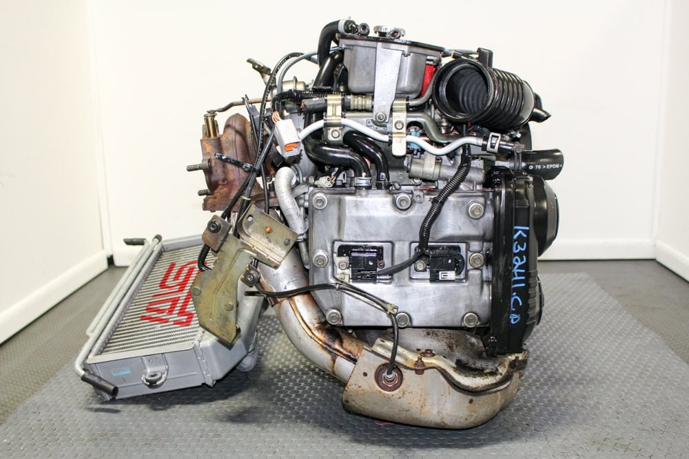 Compression Tested JDM EJ207 Version 7 STI Engine with TMIC, VF30 Turbo, ECU For Sale. - Image 9
