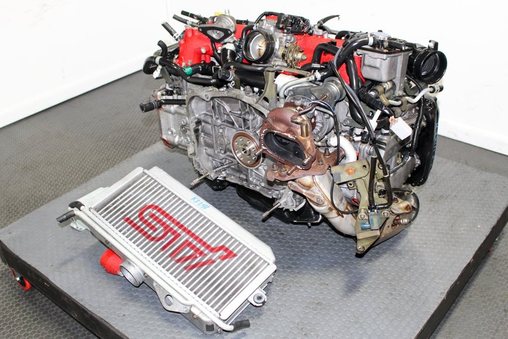 Compression Tested JDM EJ207 Version 7 STI Engine with TMIC, VF30 Turbo, ECU For Sale. - Image 10