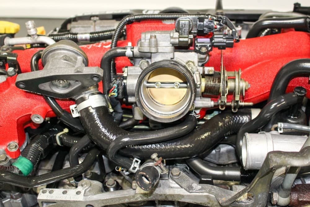 Compression Tested JDM EJ207 Version 7 STI Engine with TMIC, VF30 Turbo, ECU For Sale. - Image 16