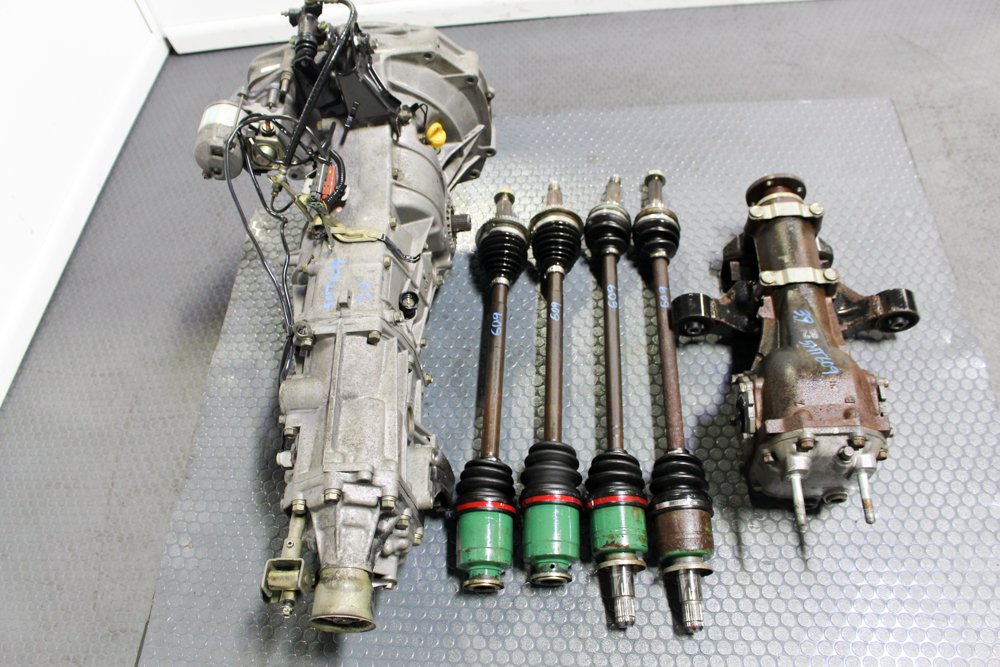 Used JDM Subaru Impreza Non Turbo, Legacy 5MT AWD Push Type 3.90 TY754VSBAA Transmission with VSS For Sale. - Image 8