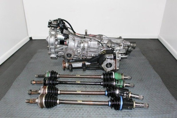 JDM 2008–2009 Subaru Legacy GT TY758V25AA 5-Speed Manual AWD Transmission + R160 4.44 Rear Differential & 4 Axles
