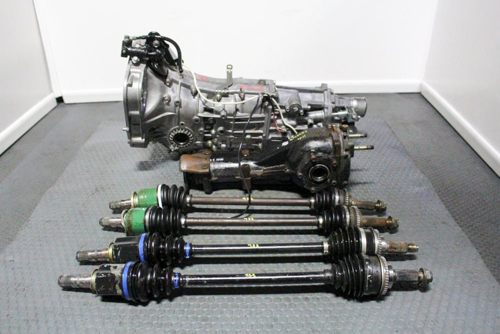 JDM 2008–2014 Subaru WRX TY758V25AA 5-Speed Manual AWD Transmission + R160 4.44 Differential & Axles - Image 2