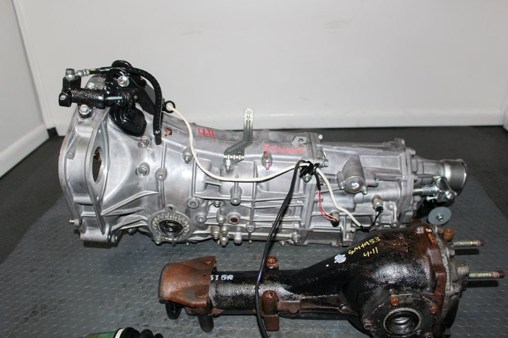 JDM 2008–2014 Subaru WRX TY758V25AA 5-Speed Manual AWD Transmission + R160 4.44 Differential & Axles - Image 3